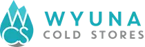 Wyuna Cold Stores logo with teal CS icon